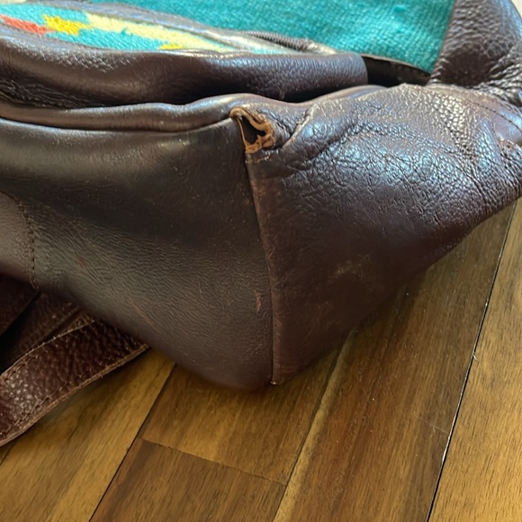 American Darling western saddle blanket leather backpack - Picture 14 of 14